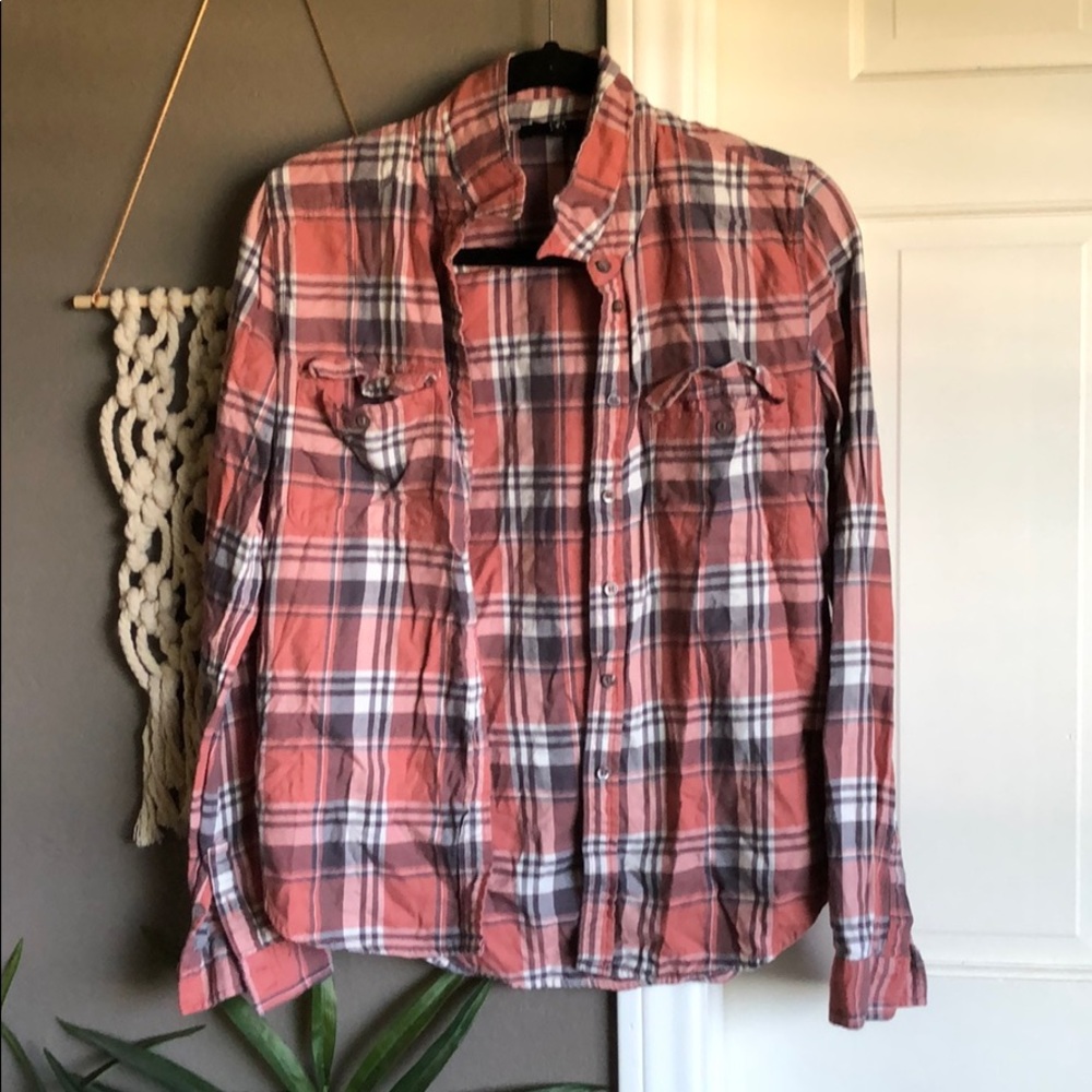 Paige pink flannel